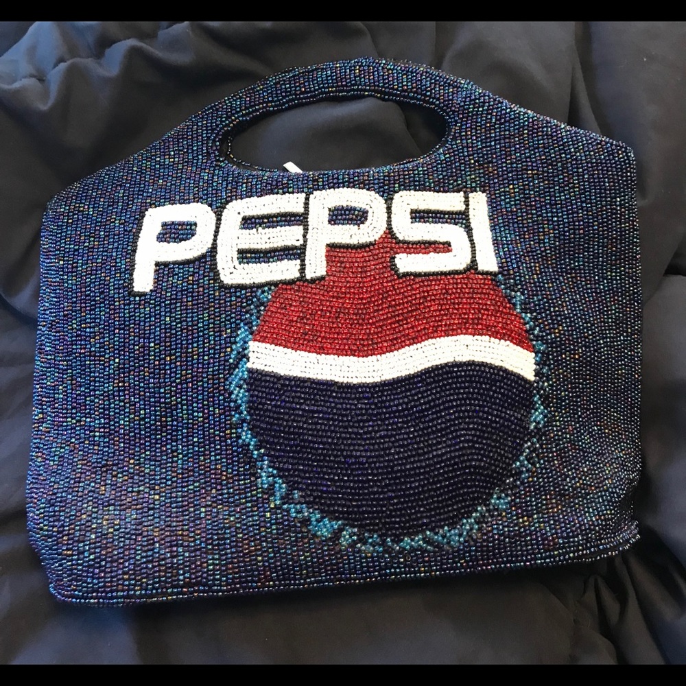 Beaded Pepsi purse